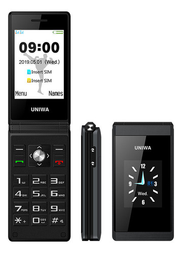 Flip Phone Sim Smartphone Botón Grande Para Personas Mayores