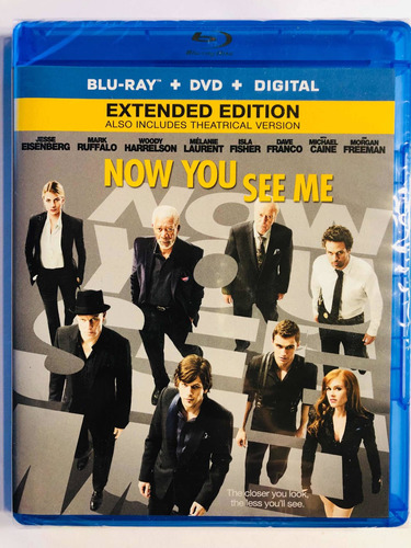 Now You See Me [blu-ray + Dvd + Digital]