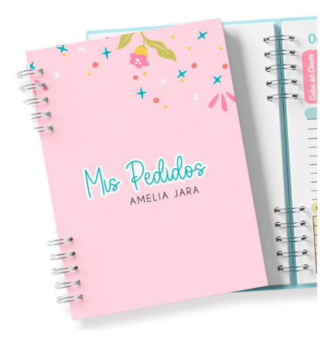 Agenda De Emprendedora Pedidos Personalizada Mod. Pedidos