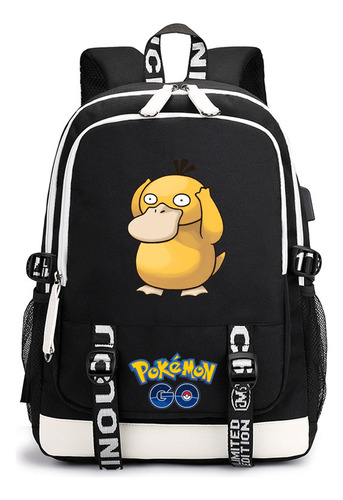 Caricaturas Pokemon Bolso De Hombro Con Puerto Usb