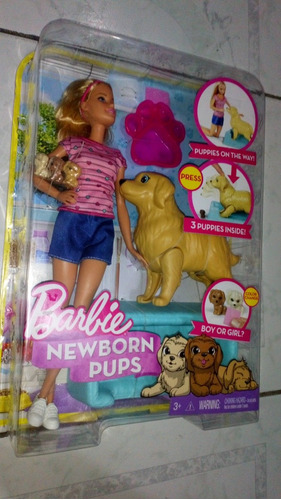 Mattel Barbie Newborn Pups Muñeca Nueva Envío Incluido