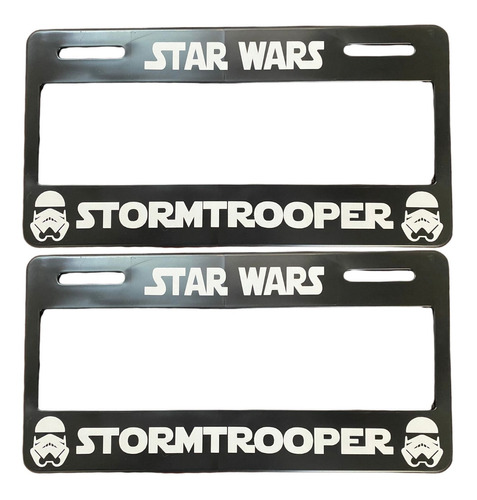 Set 2 Portaplacas Star Wars Stormtrooper Auto/camioneta