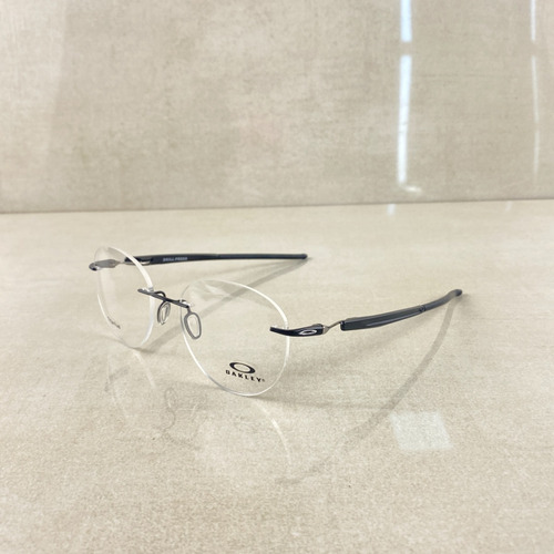 Armação Oculos Grau Oakley Drill Press Ox5143 0151 Titanio Cor Preto