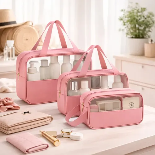 Kit Necessaire 3 Impermeável Organizador