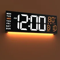 Comprar Reloj De Pared Digital Jall 16, Control Remoto, Alarmas