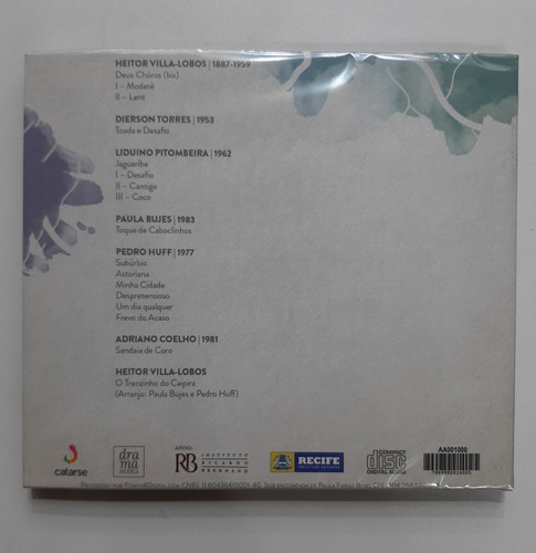 Cd - Paula Bujes E Pedro Huff - ( Afluências ) - Digipack