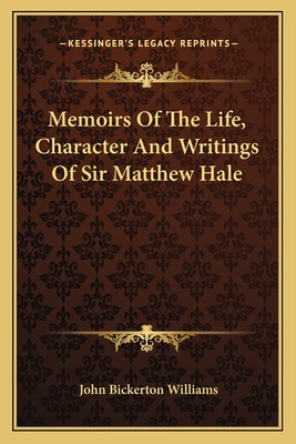 Libro Memoirs Of The Life, Character And Writings Of Sir ...