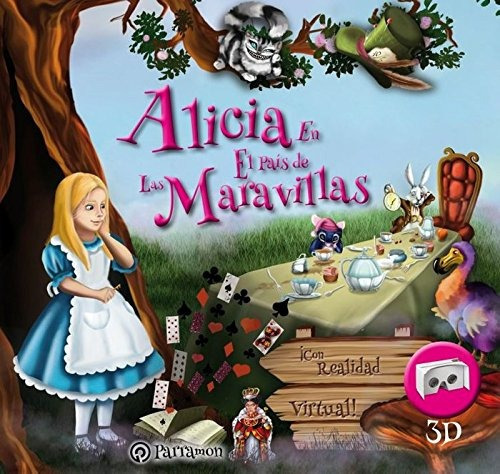 Imagen 1 de 5 de Libro Alicia En El País De Las Maravillas - Realidad Virtual