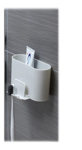 Imagen 4 de 6 de Porta Cepillo De Dientes Adhesivo