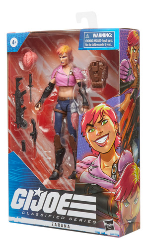 Figura De Acción G.i. Joe Classified Series Zarana De 15 Cm
