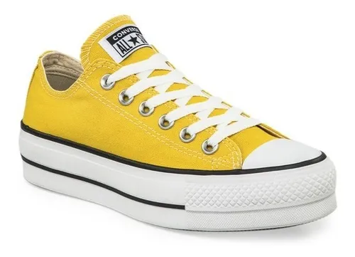 Zapatillas Converse Taylor All Star Lift Ox Amarillas