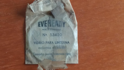 Vidrio De Linterna Eveready 53420 5 Cm Diámetro