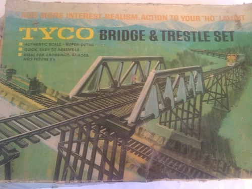 Tren Ho Set De Puente Y Postes .tyco.