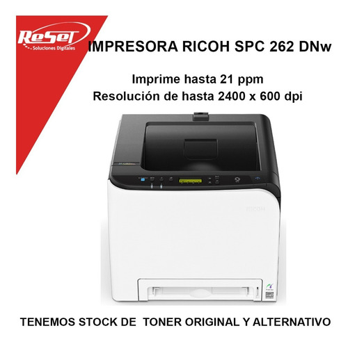 Impresora Ricoh Color C262 Dnw