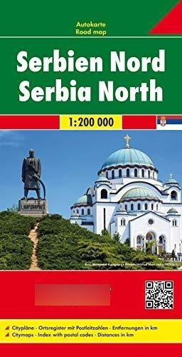 Serbia Norte, Mapa De Carreteras. Escala 1:200.000. Freytag 