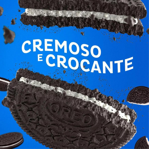 Biscoito Oreo Recheado Baunilha Tradicional Kit 8un De 36g