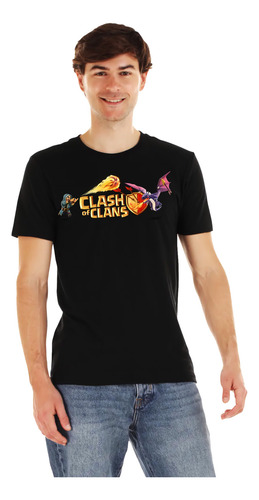 Playera Clash Of Clans Diseño 30 Videojuegos Playeras Beloma