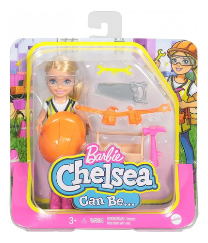 Trabalhadora De Construção Chelsea Profissões Barbie - Ma