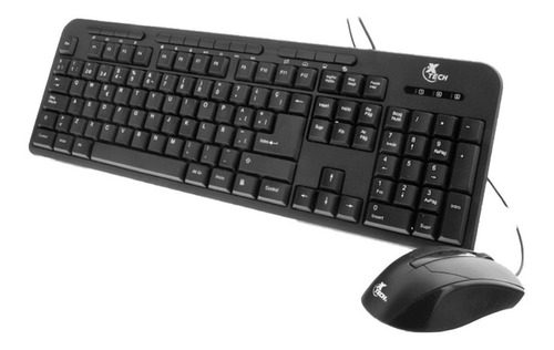 Teclado Multimedia + Mouse Wired  Spanish Xtech 