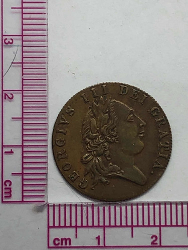 Moneda Jetón Token?? Georgius Iii Dei Gratia 1701 (Usado)