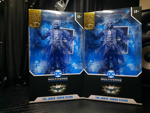 Mcfarlane The Joker Visión Sonar Dark Knigh Tri-gold Label