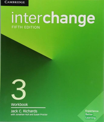 Interchange 3 - Workbook, De Jack C. Richards., Vol. 3. Editora Cambridge, Capa Mole Em Inglês, 2017