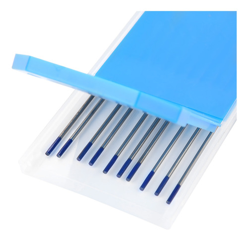 10pcs Wy20 2.0% Yttrium Tungsteno Electrodo Punta Azul Para