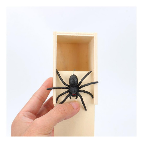 Juguete De Broma Creativa: Spider Surprise En Una Caja De Ma