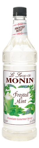 Jarabe Monin Frosted Mint Menta Botella 1 Litro
