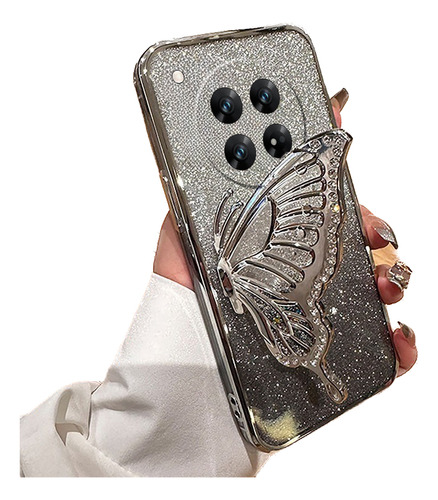Funda Para Xiaomi Poco C75 14c Mariposa Rosa Flash