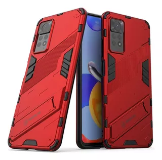 Funda Para Redmi Note 12 Pro 4g Pengke Case + Cristal 9d Color Rojo