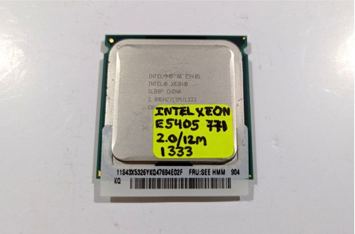 Procesador Lga771  Intel Xeon Server E5405 -2.0ghz 12mb 1333