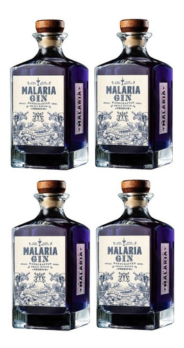 Malaria Gin 4 Botellas 700ml