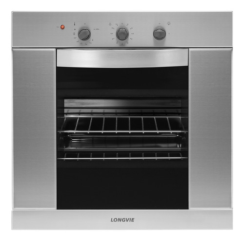 Horno A Gas Longvie H1900xf Inoxidable Independiente