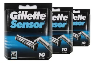 Gillette - Cuchillas De Recambio Para Sensor (30 Unidades)