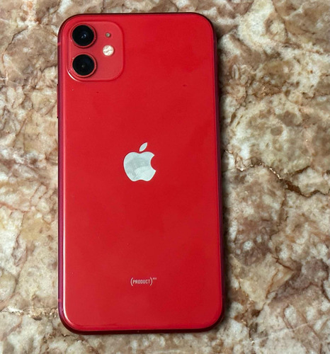iPhone 11 Rojo, Capacidad 128, Batería 78%