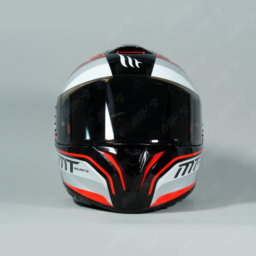 Casco Mt Targo Interact Ece Dot Rojo Perla Integral