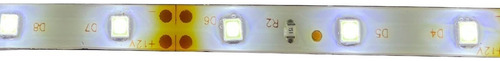 Fita Led Silicone Colante Prova Dágua Sanca Branco Frio Luz Branco-frio
