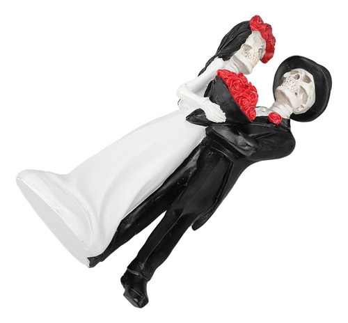 - Estátua De Casal De Noivos Esqueleto, Dia Dos Mortos,