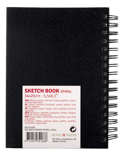 Cuaderno De Bocetos Y Dibujos 80hjs 14x21cm Art Creation