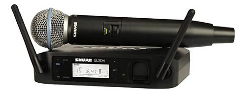 Sistema Microfone Sem Fio Glxd24br/beta58-z2 Bastão - Shure