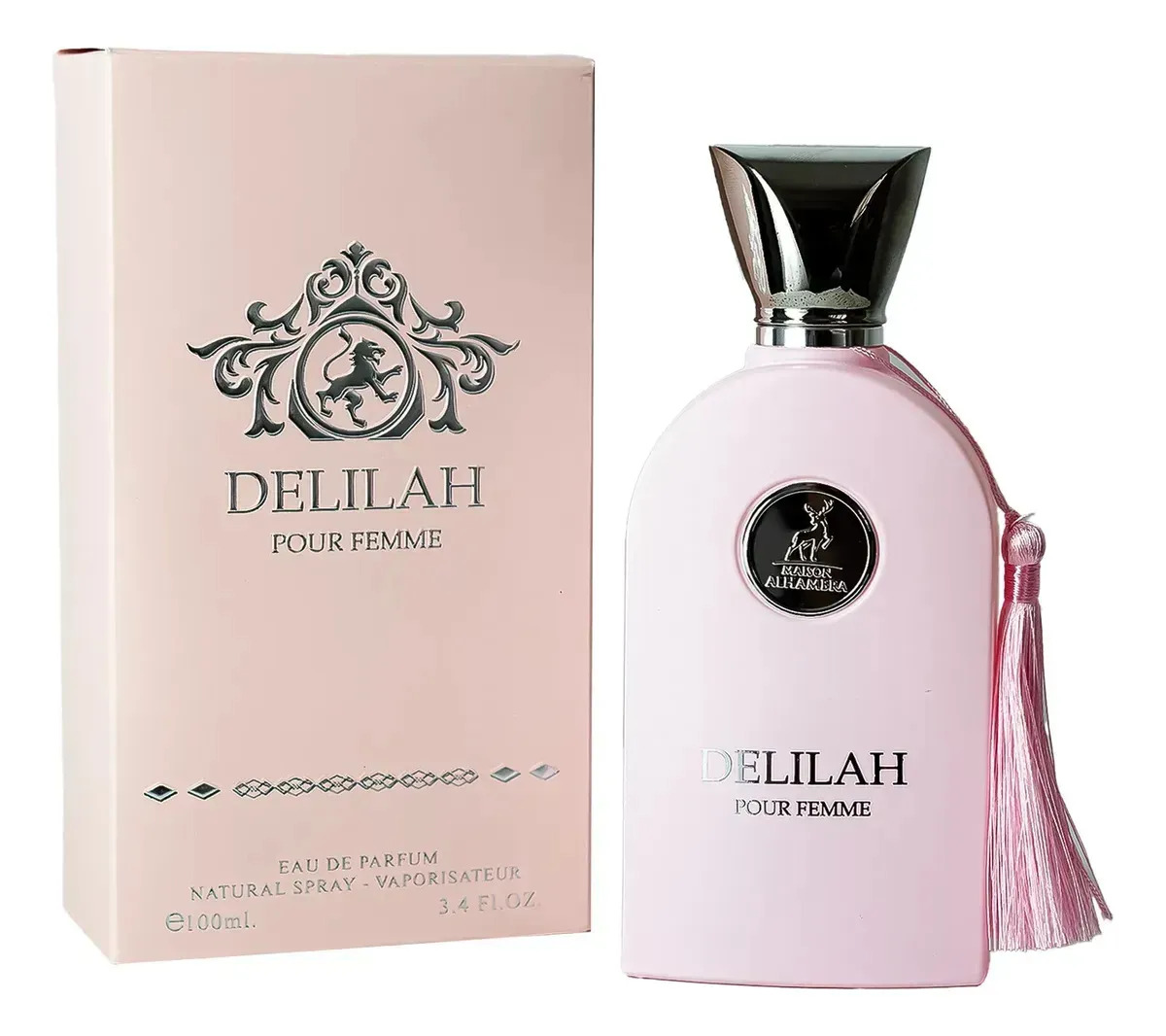 Perfume Árabe Delilah Maison Alhambra Eau De Parfum 100 Ml Rosa