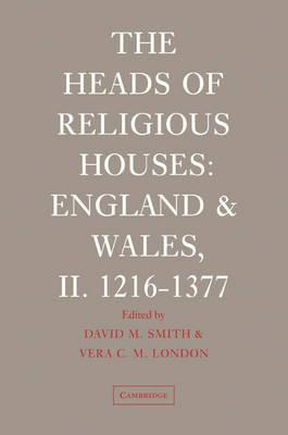 Libro The Heads Of Religious Houses : England And Wales, ...