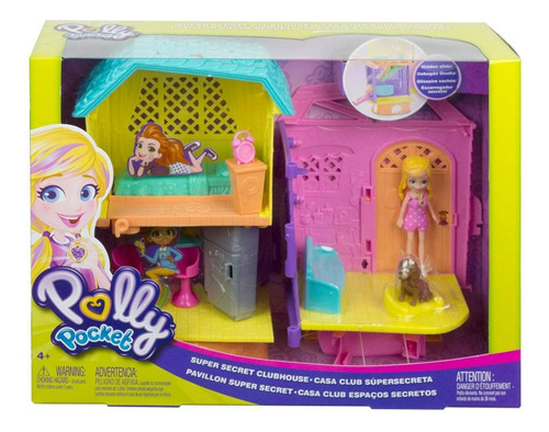 Muñeca Polly Pocket Casa Club Súper Secreta Mattel