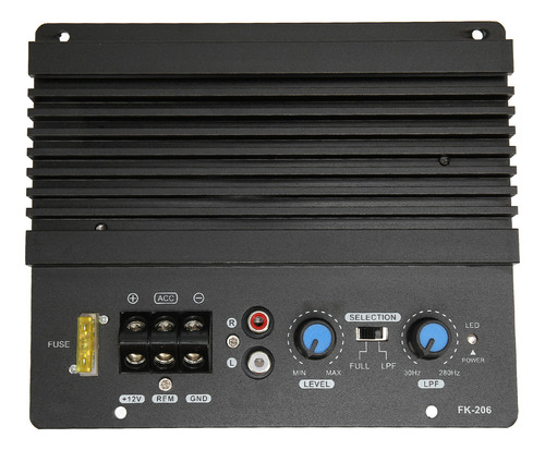 Placa Amplificadora Digital Fk 206 12v Sub Woofer De Alta Po