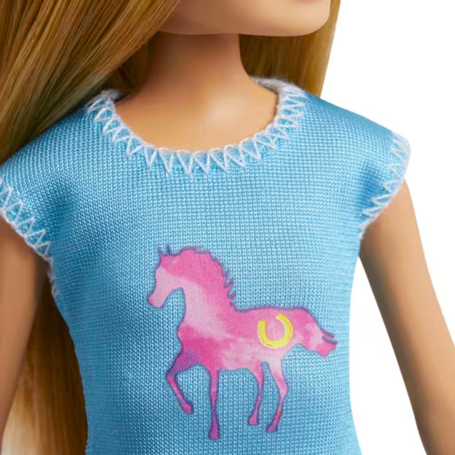 Boneca Barbie E Stacie Com Cavalo Aulas De Montaria Mattel