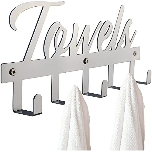 Aesthetic Bathroom Towel Rack For Wall Mount  Space ...