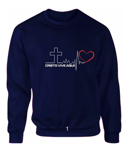 Sudadera Lisa Cristiana Jesús Cristo Talla Xxl