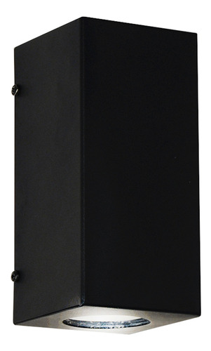 Imagen 1 de 1 de Lámpara led de pared Ferrolux AP-205 color negro texturado 220V 4 unidades