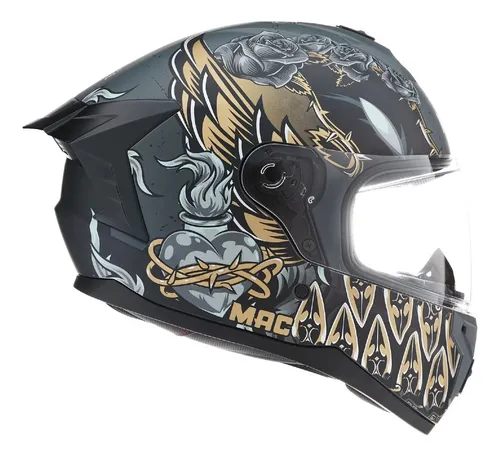 Casco Integral Ff070 Volt Love Predator Mac En Cycles